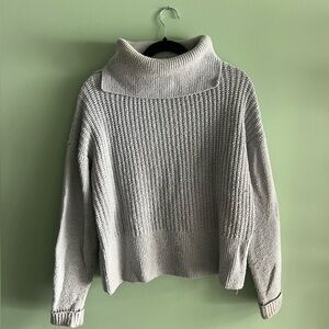 Cozy Blue Turtleneck Sweater